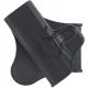 Bulldog Cases &amp; Vaults Rapid Release Polymer Holster, w/paddle - Right Hand, Black, RR-HP