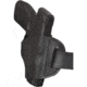 Bulldog Molded Leather Universal OWB Belt Slide Holster, Medium, Right Hand, Black, mlb-m