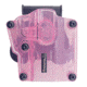 Bulldog Cases &amp; Vaults Max OWB Paddle Holster, Multi Fit, Polymer, Transparent Pink, MX006