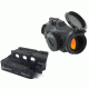 Aimpoint Micro T-2 Red Dot Sight, 1x18mm, 2 MOA, KDG Sidelock Mount, Black, 200180-KIT1