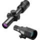 Burris RT-6 1-6x24 mm Rifle Scope, 30mm Tube, Second Focal Plane, Red Ballistic AR 5X Reticle, Matte, Black, TRYBE Optics Enhancer Rifle Scope Magnification Quadrupler, 200472-KIT2