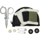 Bushcraft Sewing Kit In Zipped Pouch In Black Nylon Zippered Storage Pouch, Contains 3 Thread White, Black, Green, 2 Safety Pins, 4 Buttons, Scissors, Black Nylon Case, RP135A