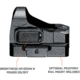 Bushnell AR Optics Advance Reflex Sight, 1x44mm, 5 MOA, AR750006