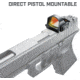 Bushnell AR Optics Advance Reflex Sight, 1x44mm, 5 MOA, AR750006