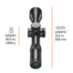 Bushnell DMR3 3.5-21x50mm Riflescopes, 34 mm Tube, First Focal Plane, G4P Reticle, Black, ETDMR3G4