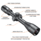 Bushnell Engage 3-9x40mm Rifle Scope, 1 inch Tube, Illuninated Multi-X Reticle, Black, RE3940BS9