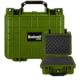 Bushnell Small 10.62in Waterproof Protective Gear Case w/Foam, Green, BN00022-GRN
