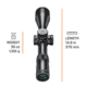 Bushnell XRS3 6-36x56mm Riflescopes, 34 mm Tube, First Focal Plane, G4P Reticle, Black, ETXRS3G4