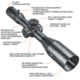 Bushnell XRS3 6-36x56mm Riflescopes, 34 mm Tube, First Focal Plane, G4P Reticle, Black, ETXRS3G4
