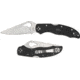 Byrd by Spyderco Harrier 2 Folding Knife, 3.36 in, Plain Blade, Black FRN Handle, BY01PBK2