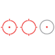 C&amp;H Precision Weapons STRYKR, Red Dot, 3 MOA Red Dot and 33 MOA Circle, Matte Finish, Black