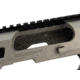 CAA Glock MCK - Advanced Micro Conversion Kit, Glock 17/19/19X/22/23/31/32/45, Front &amp; Rear Sights, Thumb Rest, 500 Lumens Light, One Point Sling, Sling Mount, Tungsten Gray, Long Stabilizer, MCKGTUA