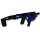 CAA Micro Conversion Kit for Glock 17,19,19X,22,23,31,32,45, Gen 2 Stabilizer, Picatinny, Polymer Rail, Blue, MCKGEN2BL