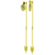 Caldwell AR-500 Steel Targets, 3/8in, Post, 4001137