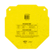 Caldwell AR500 Targets, 13in Octagon, Yellow, 1116695