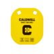Caldwell AR-500 Steel Targets, 5in Caldwell C, Yellow, 1116700