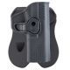 Caldwell Tac Ops Molded OWB Retention Holster, Smith &amp; Wesson M&amp;P Bodyguard 380, Right Hand, Black, 110061
