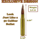 Caliber Gourmet Bullet Twist Pen Gold Brass, CBG1018