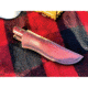 Campcraft Outdoors Camp Knife, 8.75in Overall, 4in, 1095HC Steel Blade, Pecan Wood Handle, Leather Sheath, 640117981078