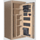 Cannon Safe Safe 24 Gun, Hammertone Beige/Chrome, 24 gun CA23-H3FDC-15