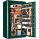 Cannon Safe Commander 43 Fireproof 36 Gun Safe, 72x40x28in - Hammertone Green/Brass CO43-H4FDB-13