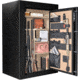 Cannon Safe Scout S40 64 Gun Electronic Safe, 59x40x28in - Hammertone Black/Chrome S40-H1TEC-13