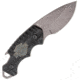 Case Harley TecX Fixed Blade Knife, 6in Overall, 2.5in Gray Titanium Coated SS Blade, Black Sculpted G10 Handle, Bottle Opener, Inlay Shield, Black Kydex Neck Sheath, Black, 52207