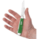 Case Trapper Green Synthetic Folding Knife, 4.13in Closed, Mirror Clip/Spey Blades, Green Smooth Synthetic Handle, 53390