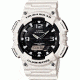 Casio Outdoor Ana-Digi Solar Gloss Sport Watch, w/White Black Face, White/Black AQS810WC-7AVCF