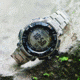 Casio Outdoor Casio Pro Trek Solar Watch Triple Sensor Watching Featuring an Altimeter, Barometer, Digital Compass, Thermometer and 100M WR Titanium Band - Mens, Silver, One Size, PRG340T-7
