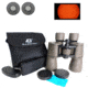 Cassini 12 x 50mm Porro Prism Binoculars w/ Solar Filter Caps, Gray, C-1250SF