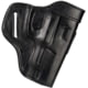 Cebeci Arms Leather Belt Reinforced Combat Grip Holsters, Ruger LCP, Right, Black, 20724RB51