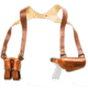 Cebeci Arms Leather Horizontal Shoulder LHS Holsters, Canik TP9, Right, Tan, 21020RT67