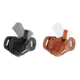 Cebeci Arms Leather Tri-Slot Holster, Black, Tan