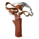 Cebeci Arms Leather Vertical Floral Pattern Shoulder Holsters, All Revolvers incl. SA up to 6in barrel, Right, Tan, 21090RT01