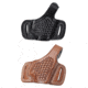 Cebeci Arms Remington Leather Half Pancake Holster Basketweave 20955, Black, Tan