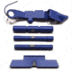 Centennial Defense Systems Extended Control Kit w/Serrated Mag Release for Gen 4 Glock 9mm, .40S&W, .357SIG, 3 Pins, Blue, 40082