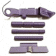 Centennial Defense Systems Extended Control Kit w/Serrated Mag Release for Gen 1-3 Glock 9mm, .40S&W, .357SIG, 3 Pins, Purple, 40113
