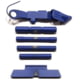 Centennial Defense Systems Extended Control Kit w/Serrated Mag Release for Gen 4 Glock 10mm, .45ACP, 4 Pins, Blue, 40143