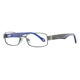 Champion 2003 Progressive Prescription Eyeglasses - Frame GUN/BLUE CU200303