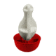 Champion Duraseal Bowling Pin Wobble Target, Red/White 42800