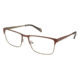 Champion Eyes 1018 Progressive Prescription Eyeglasses - Frame Brown-Green, Size 53/16mm CU101803