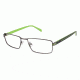 Champion Eyes 4005 Single Vision Prescription Eyeglasses - Frame BLACK/GREEN, Size 58/19mm CU400501
