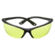 Champion Shooting Glasses with Open Black Frame and Yellow Lenses 40604