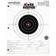 Champion Fluorescent Orange Bullseye Target, 50 Yd. Small Bore Notebook 12 Pk