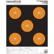 Champion Shotkeeper Targets, Orange 5-Bullseye, Large - 12 Pack - 45555
