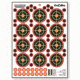 Champion Traps and Targets 2in Bulls Eye  5Pk w/60 Pastors 46134