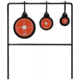 Champion Traps and Targets Rimfire Three Gong Spinners Target Steel, Card, 40872