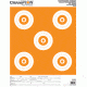 Champion Traps and Targets White/orange 5-bull Large (12pk)