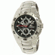 Chronotech Active 7935 Men's Watch - Chrome Stainless Steel Band, Black Face Ct.7935cm/42m